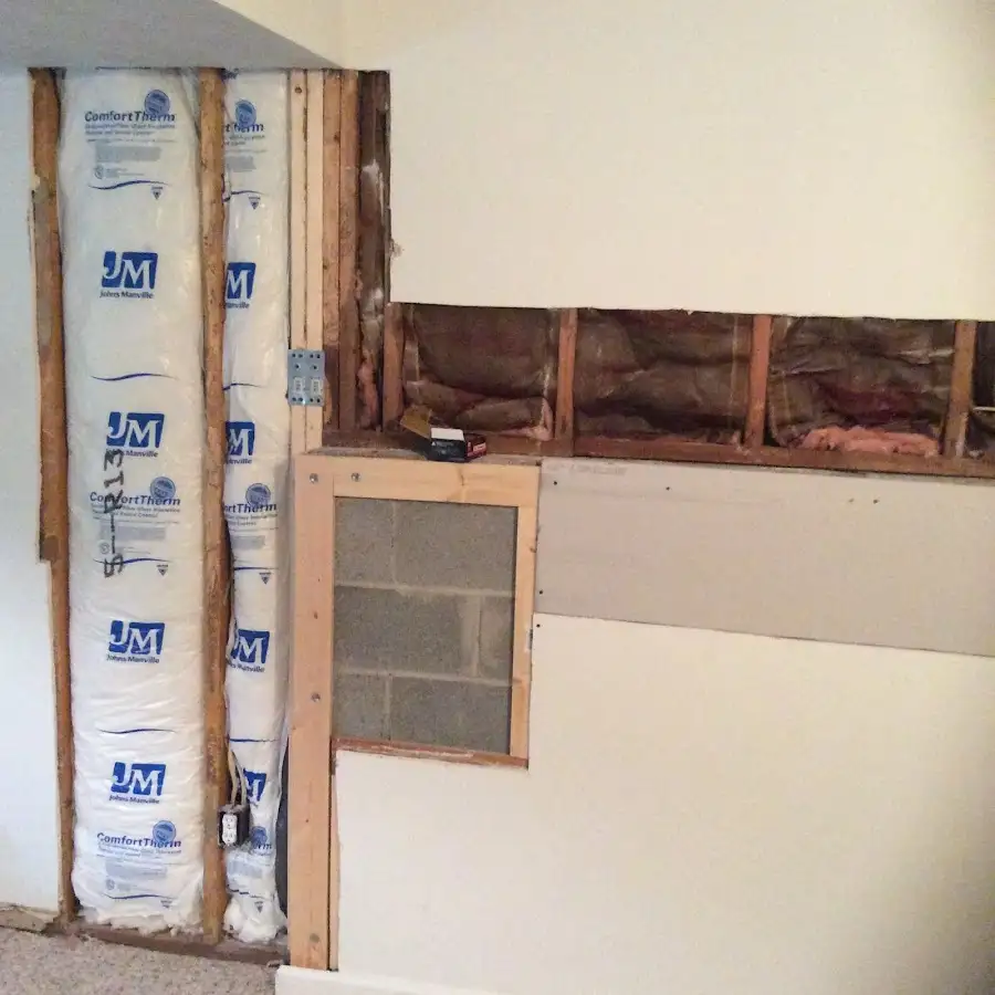 Wall insulation replacement during Structural Drying in Pleasanton